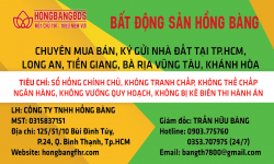 BẤT ĐỘNG SẢN HỒNG BÀNG